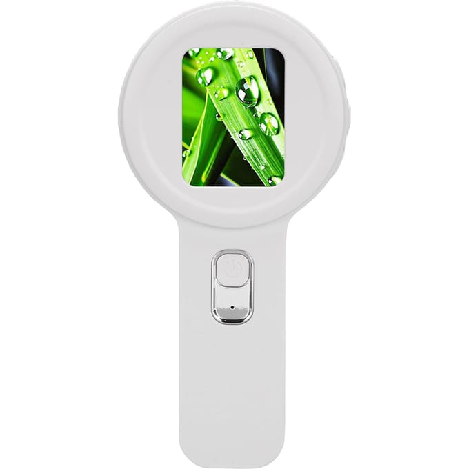 Draagbare Digitale Loep met LED-licht 200x Vergroting Handheld Digitale Microscoop Dubbele Lichtbron wit
