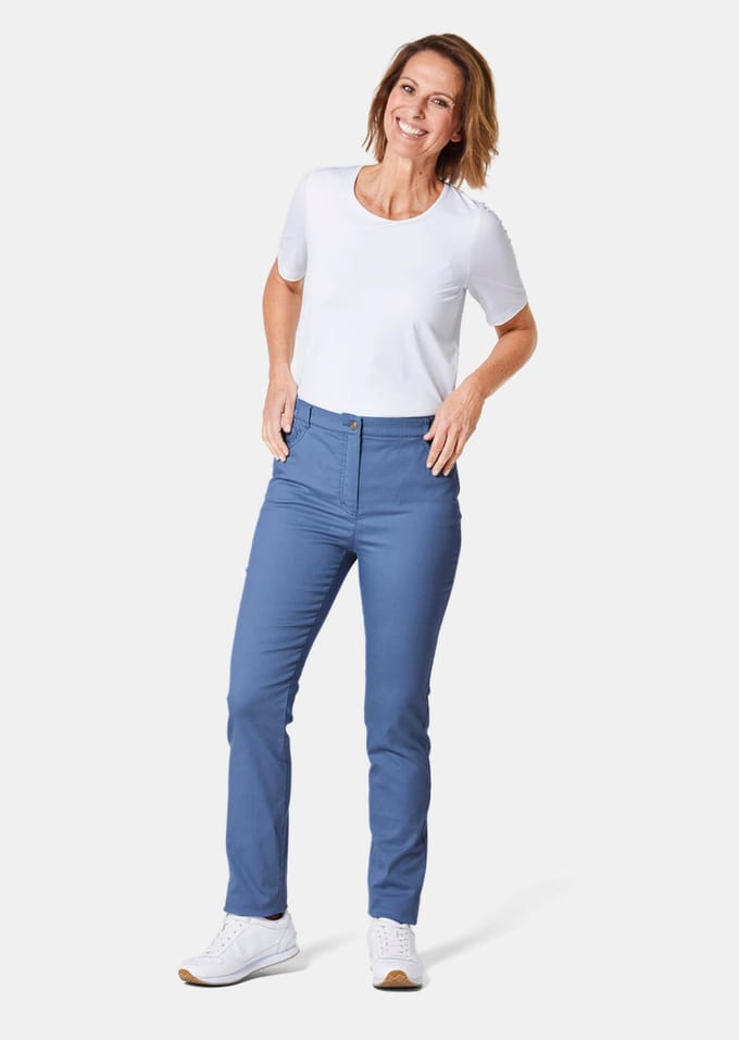 Goldner Stretchbroek Vrijetijdsbroek met gedeeltelijk elastische tailleband