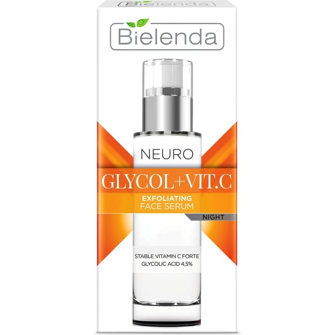 Bielenda Neuro Glicol + Vitamin C Exfoliating Night Face Serum 30 ml