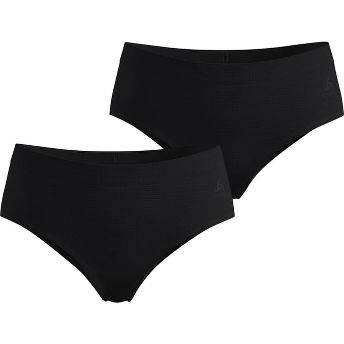 Odlo Active Light 2 pack Panty Dames-zwart