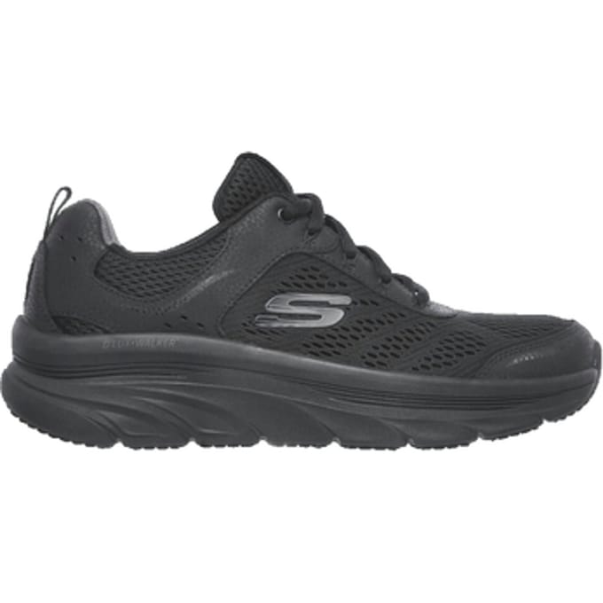 Skechers D'Lux Walker Heren Sneakers - Black - Maat 40