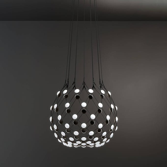 Luceplan Mesh hanglamp Ø 80cm 5m afhanghoogte