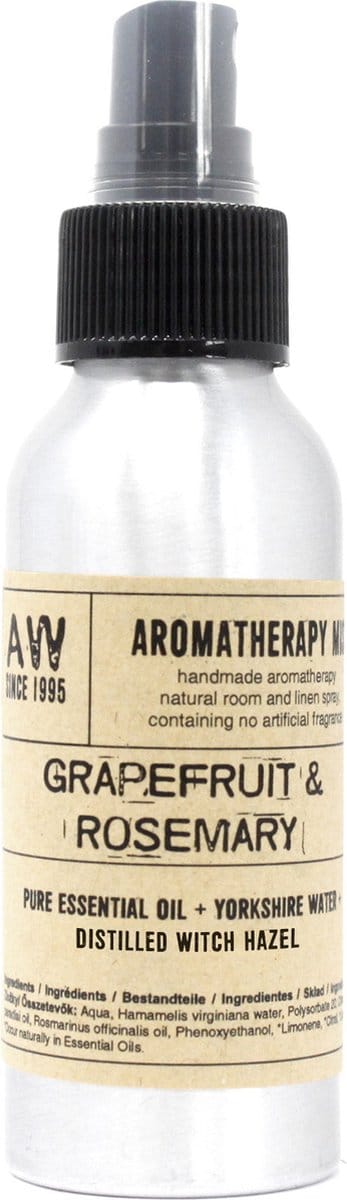 Ancient wisdom - grapefruit - rozemarijn - spray - etherische olie nevel spray - 100ml - aromatherapie - kamerspray