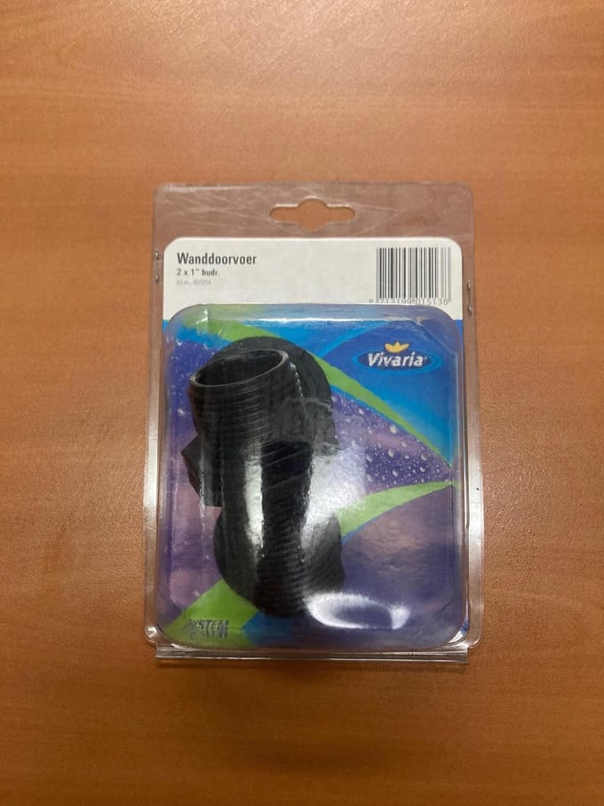 Wanddoorvoer 1/2''