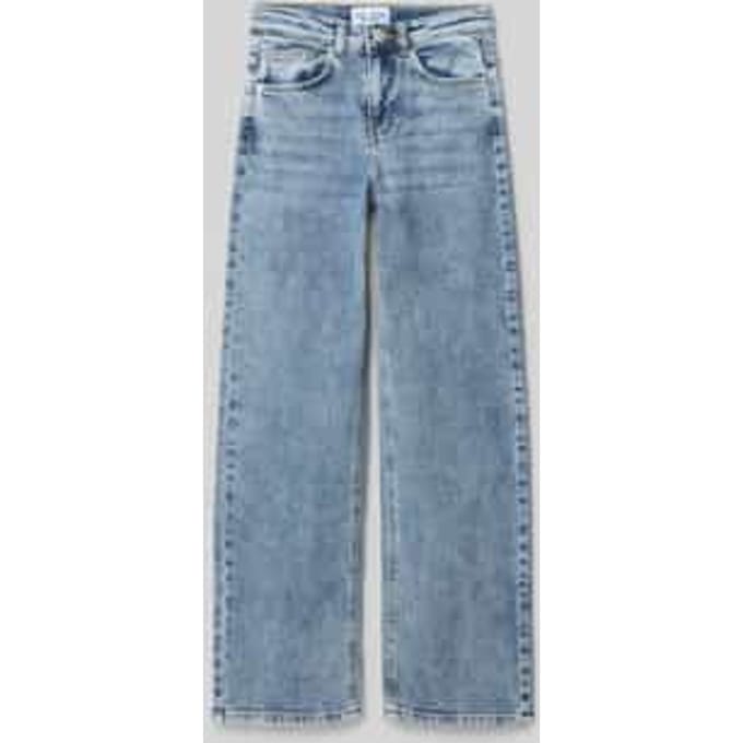 Cars Jeans Yara Den. Bleached Used Meisjes Jeans - Maat 140