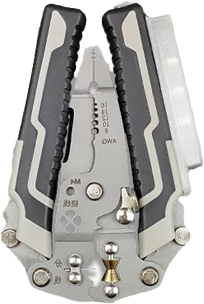 Draadstripper - Kabelstripper Tang - Elektrisch Onderhoud - Geïntegreerde Schroevendraaier - 215 cm - Zwart