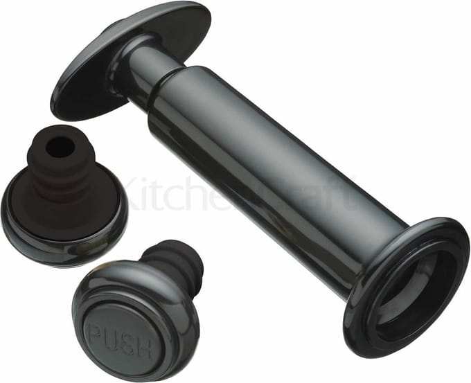 Vacuum Wijnpomp met 2 stoppen - Zwart