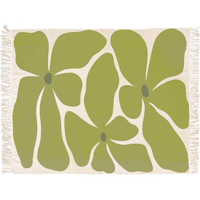 Unique Living - Plaid Melia Moss Green -125x150cm