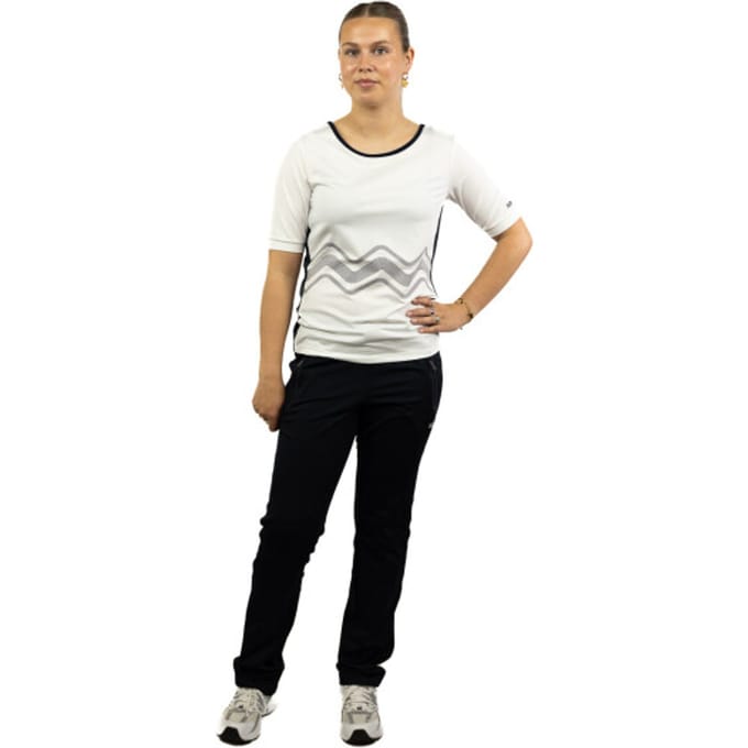 Sjeng Sports Ise Tennispolo dames Wit dessin M/38