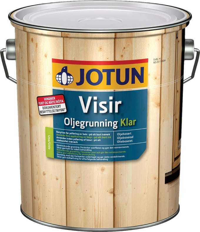 Jotun Visir Oljegrunning Klar - Transparant - 2,7 liter