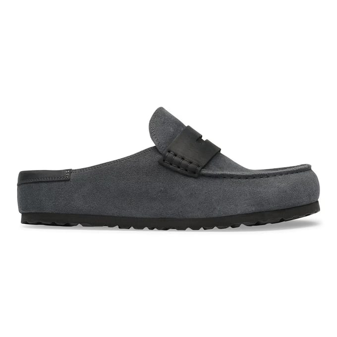 Dubbele stikschoenen van leer Birkenstock Naples