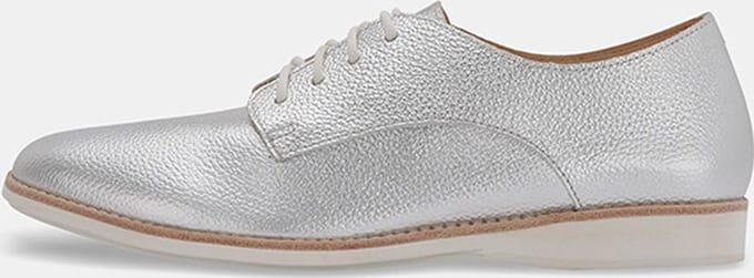 Rollie | Dames | Veterschoen | Derby Super Soft Silver | Maat 37