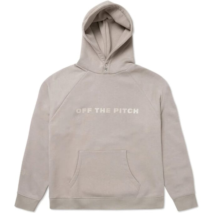 Off The Pitch Comfort Hoodie Heren Beige - Maat: S