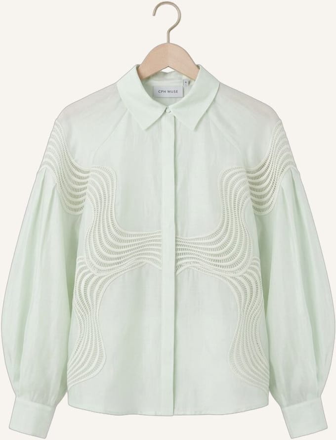 Copenhagen Muse Cmmolly-shirt Blouses Dames - Mint - Maat M