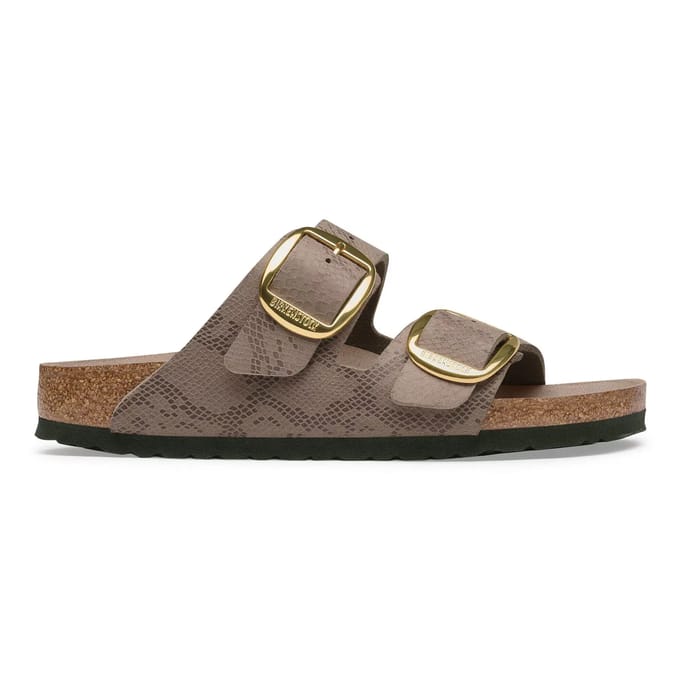 Birkenstock Slipper Arizona Big Buckle 1032891 Python Gray Taupe