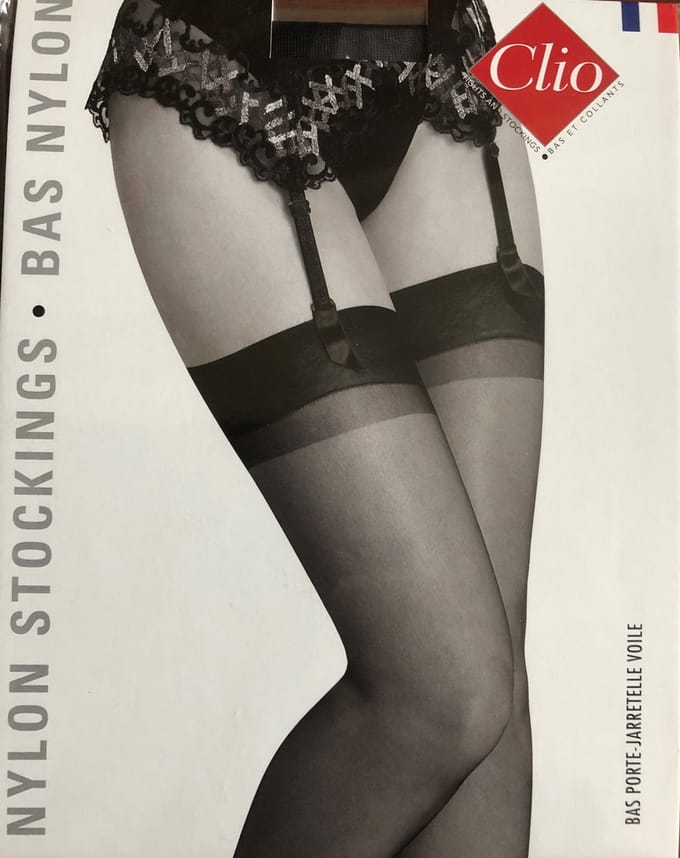 Clio Kousen - Jarretel Kousen - Kousen - Glad Boord - 100% Nylon - 15 Den. - T2 - Small - Rood