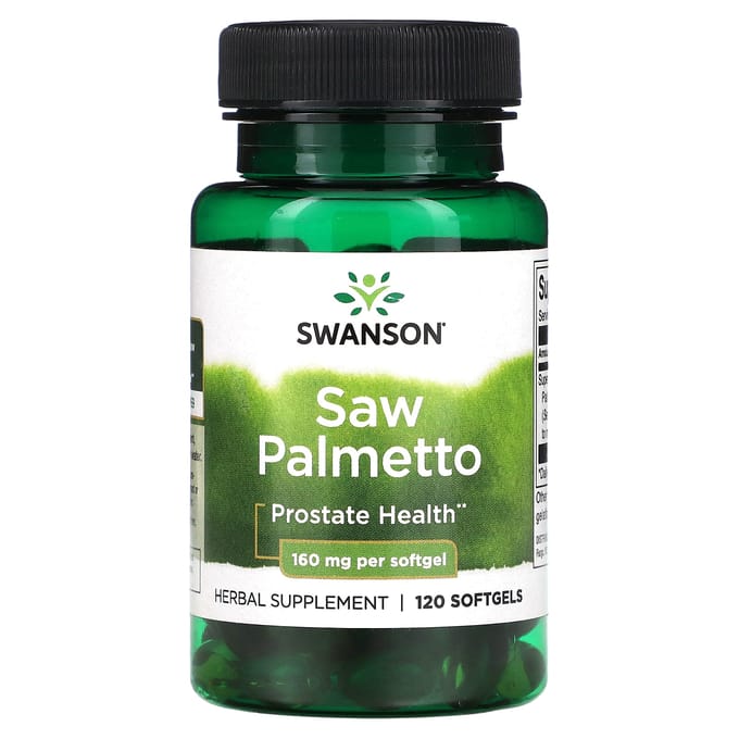 Zaagpalmetto, 160 mg, 120 zachte capsules
