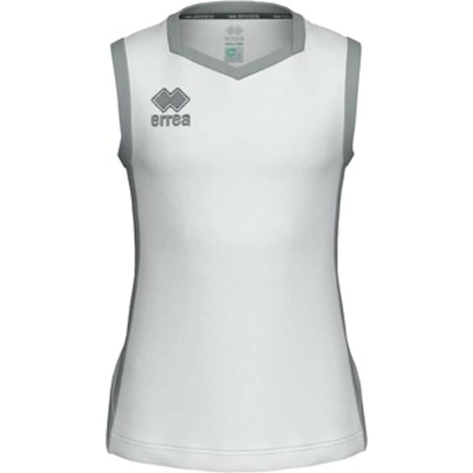 Errea Becky Tanktop Jr Wit Grijs - Sportswear - Kinderen