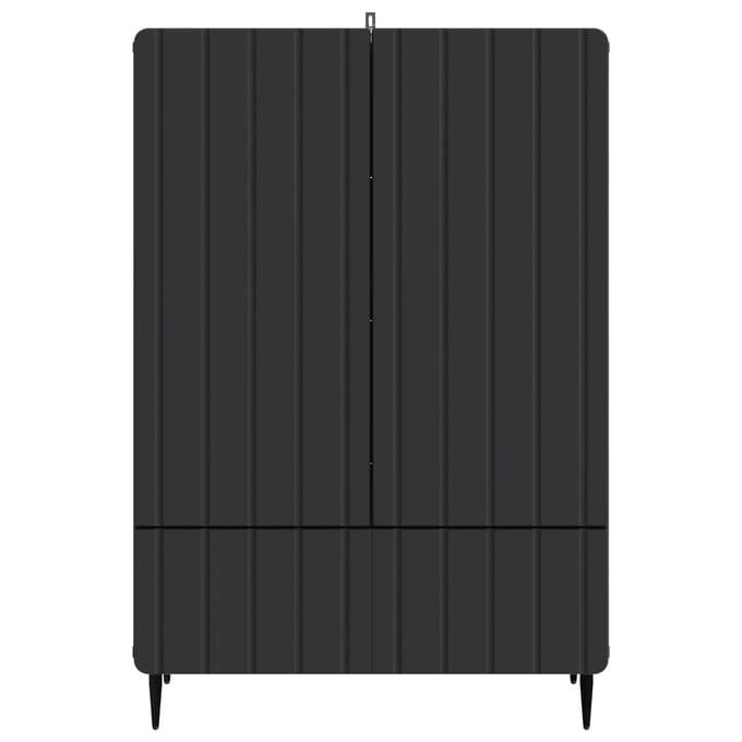 vidaXL - Dressoir - Zwart - 66 - x - 34,5 - x - 97 - cm - Bewerkt - hout