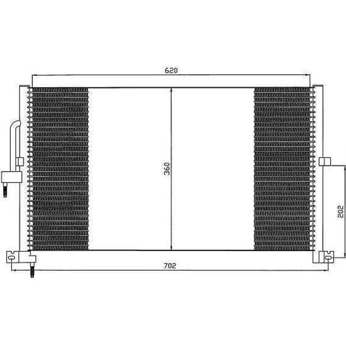 Condensor, airconditioning NRF 35603