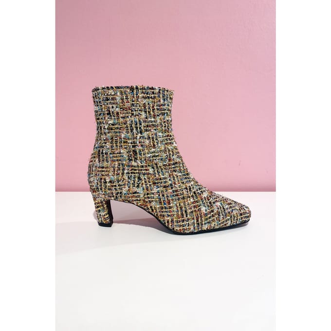 DWRS label Leon Tweed Gold Taglia: 37 | Stivali Outlet | Donna | Giallo
