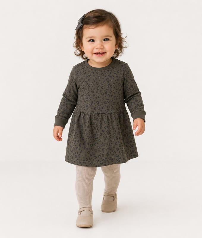 NAME IT NMFTEKKO LS SWEAT DRESS NOOS Meisjes Jurk - Maat 56