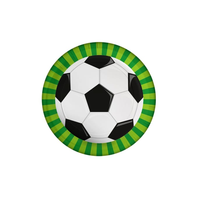 Paper Dreams Bordjes Football 23cm - 8st