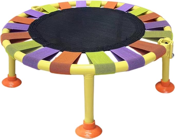 Opvouwbare Trampoline - Fitness Springbed - Indoor Training - Compact En Draagbaar - 49 x 26 x 9 cm - Multicolor