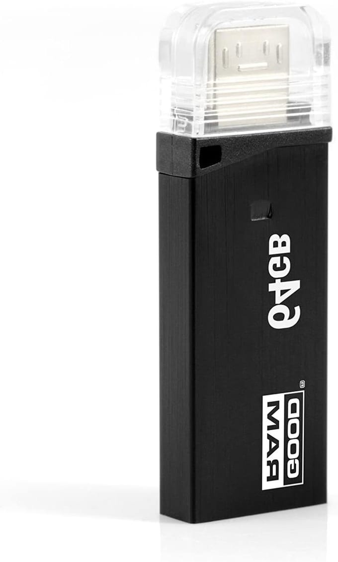 USB-stick - Flash Drive - Bestanden Overzetten - OTG-functie - 64 GB - Wit