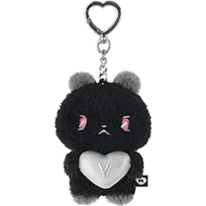 PLAVE - [CALIGO DEEL 2] Officiële MD DUST pl PLUCHE SLEUTELHANGER Eunhu gray