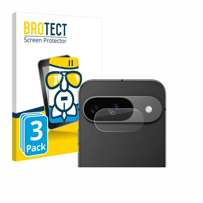 Screenprotector 3 Stuks voor Google Pixel 9 (ALLEEN Camera Lens) Beschermglas transparant