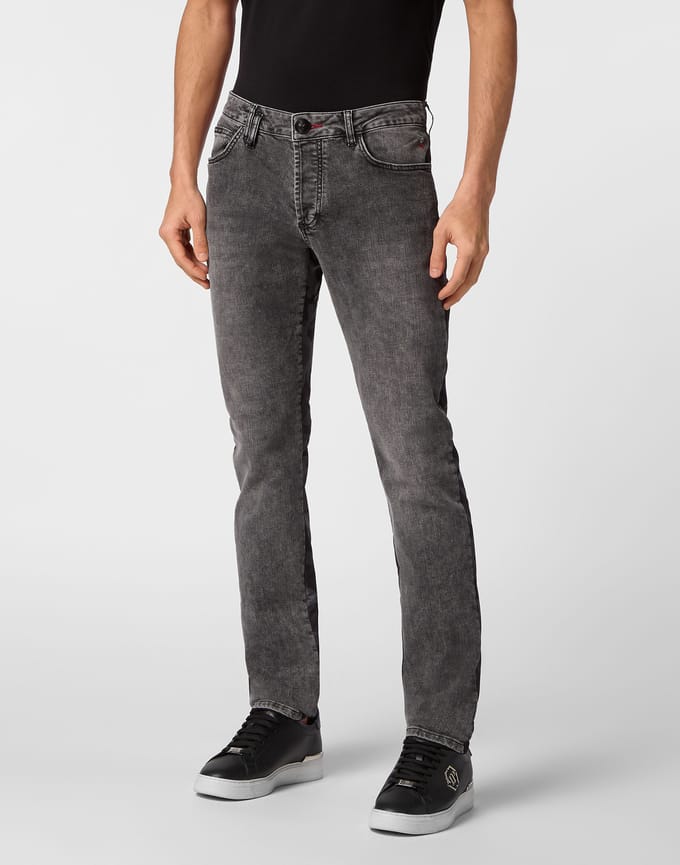 Jeans Recht Model Camouflage