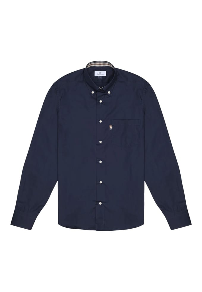Shirt Man Aquascutum A005 sh004 11 marine