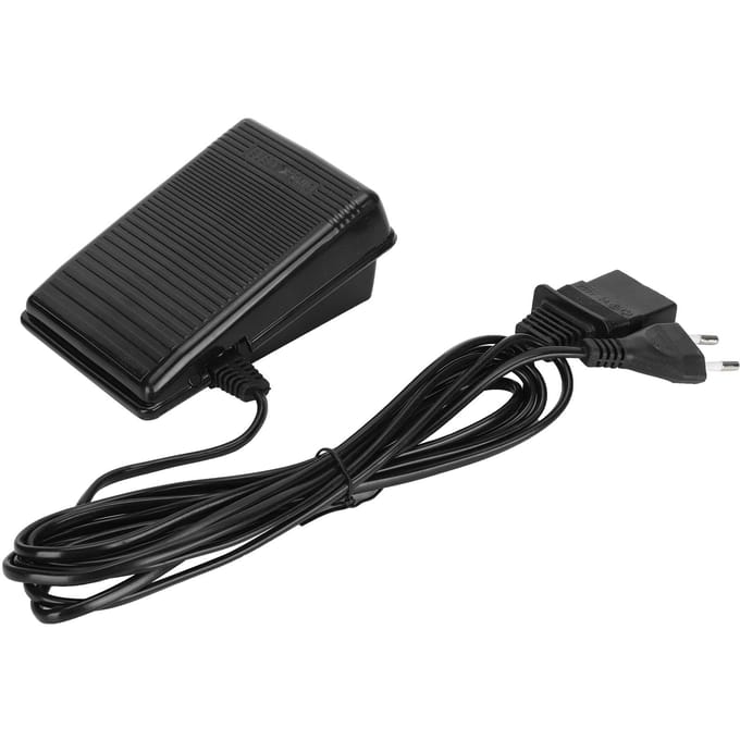 Naaimachine Voetpedaal Controller Multifunctioneel 3-Gats Stroomkabel voor SINGEREU Stekker 220V EU Plug black