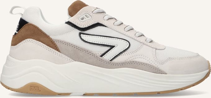 HUB Glide Sneakers - Heren - Beige - Maat 47