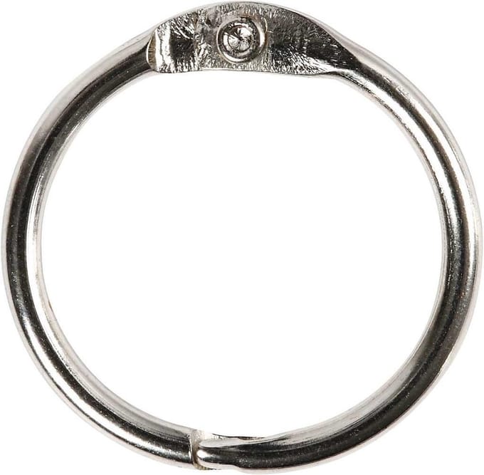 Boekbindersring, d 19 mm, dikte 2 mm, 10 stuk/ 1 doos