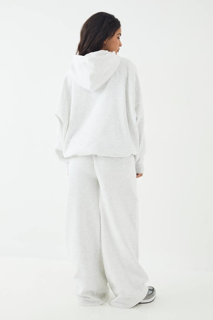 Dames DSGN Studio Script Oversized Hoodie | Asgrijs | Maat: Medium