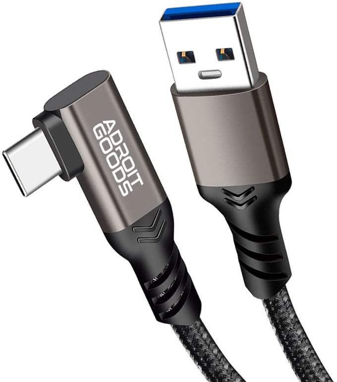 AdroitGoods VR Link Kabel 3m – 10Gbps USB-A naar USB-C voor Oculus Quest - USB 3.2