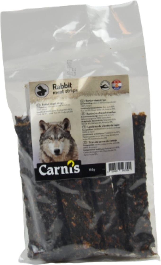 Carnis Konijn Vleesstrips 150 g