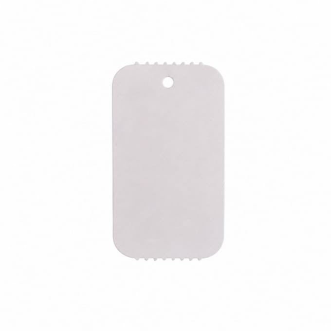 Hangetiketten op rol formaat 30x50mm blanco no perf