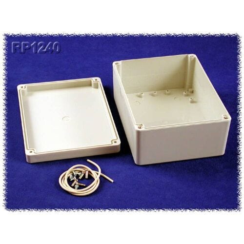 Hammond Electronics RP1240 Universele behuizing 165 x 125 x 75 Polycarbonaat Grijs 1 stuk(s)