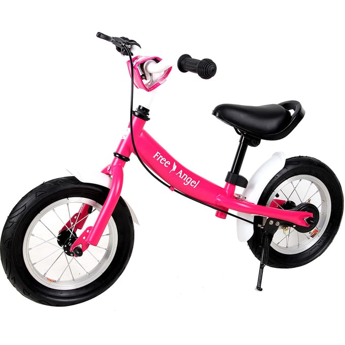 Spielwerk Loopfiets - Verstelbaar Stuur en Zadel Robuust 2-5 Jaar - Roze