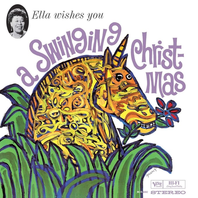 Ella Fitzgerald - Ella Wishes You A Swinging Christmas (LP)