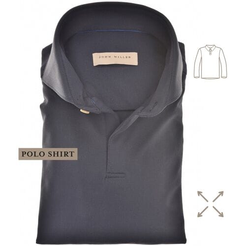 John Miller Polo Hyperstretch Performance V-Neck Donker Blauw / male