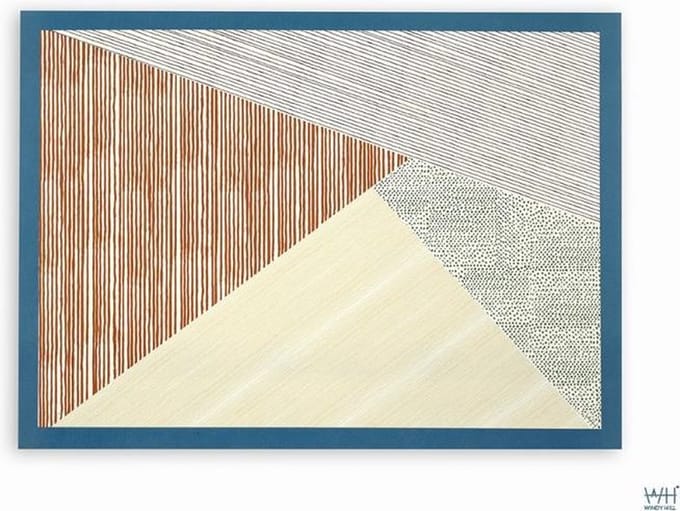 PROMOTIE placemats papier 2*50 stuks Windy Hill Zephyr 44*32cm -