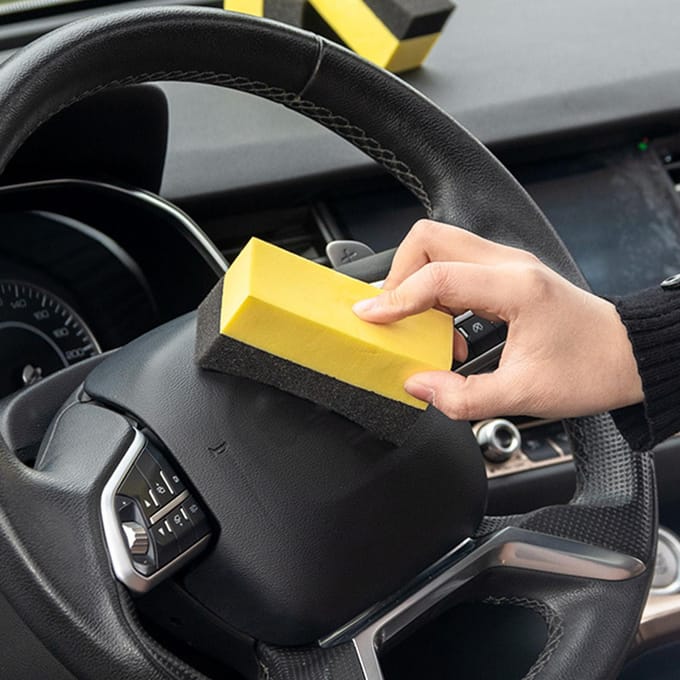 Banden Dressing Applicator Pad Banden Glans Polijst Spons Pad Auto Detailer Schuim Spons Tool black