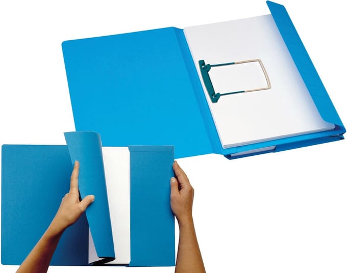 Combimap secolor folio 1 klep recycled 250gr bl | 10 stuks