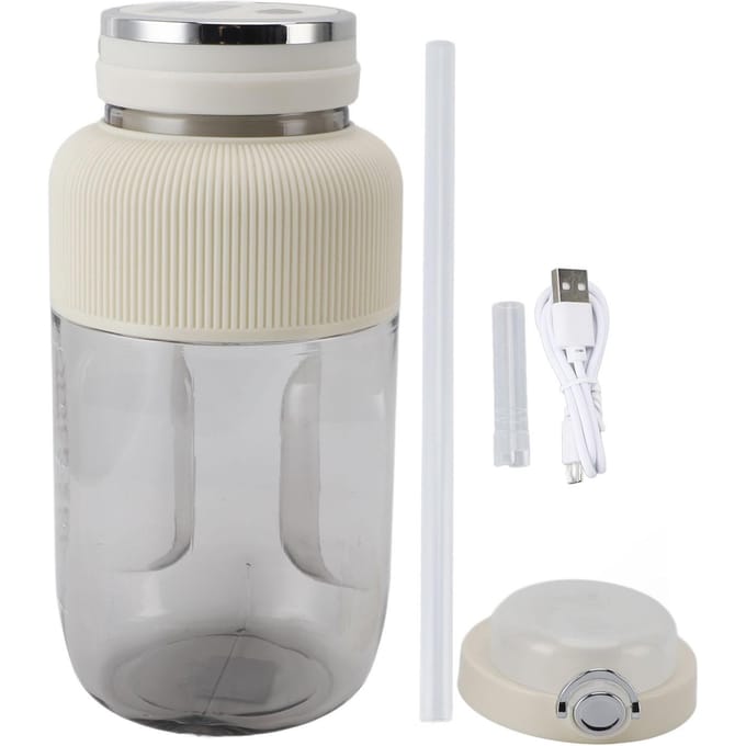 Elektronische Juicerbeker Draadloos Grote Capaciteit Multifunctioneel Draagbare Juicer Blender Wit L(for 6.5-9kg) wit