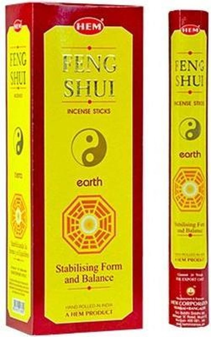 HEM Wierook Feng Shui Earth (6 pakjes) - (120 stokjes)