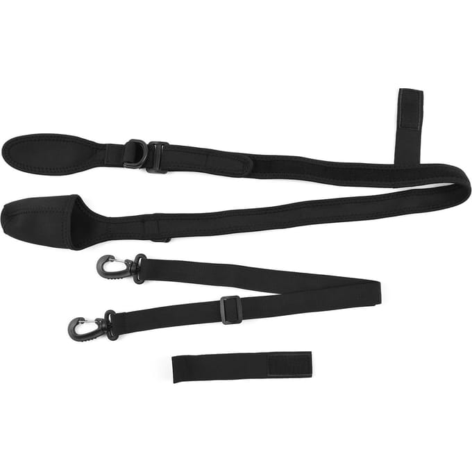 Sangles de canne à pêche réglables 80-120cm, haute élasticité, accessoires de pêche faciles à utiliser pour hommes noir